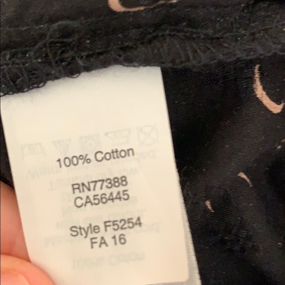 Madewell button down with crescent moons - Picture 4 of 5